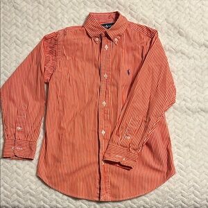 Polo by Ralph Lauren Boy’s Orange Striped Shirt